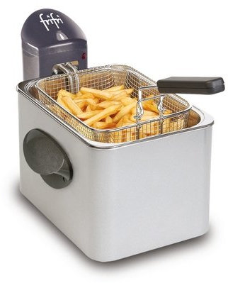 Frifri -1905- freidora con exterior gris metal