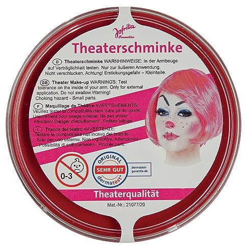 Theaterschminke rot Make - Up Schminke Profischminke rote Kinderschminke Farbstark