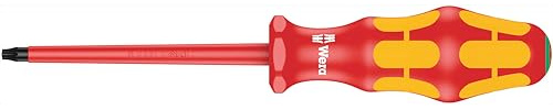 Wera 167 i VDE-isolerad TORX-skruvmejsel, TX 27 x 100 mm, 05006177001