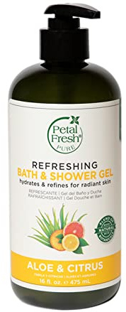 Bio Creative Lab Petal Fresh Bath and Shower Gel, Aloe and Citrus, 470ml
