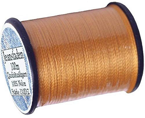1 Stück Spule a. 100 m Qualitäts - Nähgarn Jeansfaden Farb-Nr.1090 gelb, Ne 25.3/2, 100% Nylon für die Nähmaschine Garn Garne, 1702