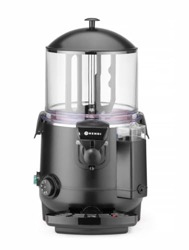 HENDI Schokoladenspender, Kakaodispenser, Schokolade, Schokoladen Maschine, maximale Schokoladekapazität: 5L, 230V, 1006W, 410x280x(H)465mm, Edelstahl, Polycarbonaat