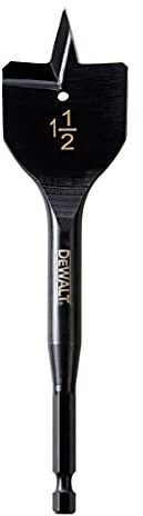 DEWALT Drill Bit, Spade, 1-1/2 Inch x 6 Inch (DW1586)