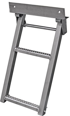 Buyers Products RS2SS Ausziehbare Trittstufe aus Edelstahl mit 2 Sprossen