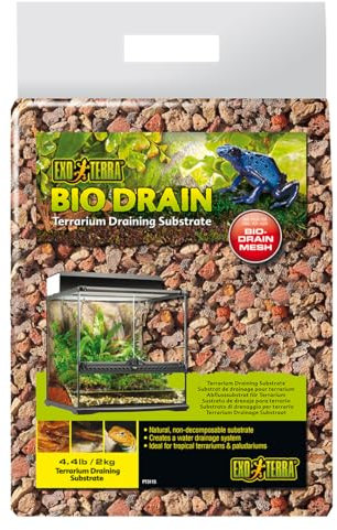 Exo Terra PT3115 Terrarium Substrat Bio Drain für Wasserdränagesystem, 2 kg