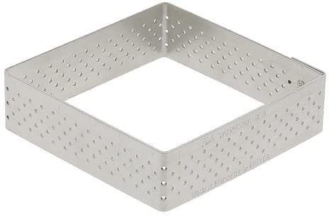 De Buyer 3099.19 - Anello per dolci, in acciaio INOX, quadrato, 7 cm