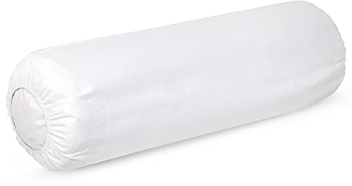 Linnea Housse de Protection de traversin imperméable 90 cm Arnon Molleton 100% Coton contrecollé polyuréthane