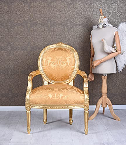 Königlicher Medaillon Sessel Barockstil cat521a06 Palazzo Exklusiv