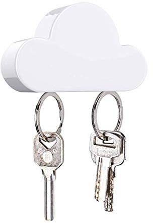 EQLEF Cloud Key Hook for Wall, Cloud Strong Magnetic Key Holder Adhesive Hook Keys Magnet Holder 1 PC(1)