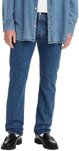 Levi's Herren 501 Original Fit Jeans Jeans, Stonewash, 36W / 34L