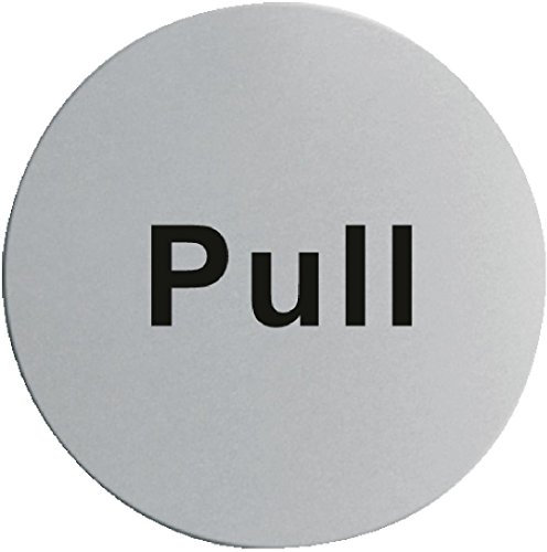 U064 Stainless Steel Door Sign-Pull