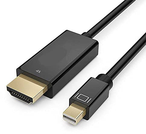 BeckenBower 3m Mini DisplayPort DP to HDMI Cable adapter (VIDEO Adapter lead for Apple iMac- Unibody MacBook Pro Air & PC with Mini DP etc.)**Supports Audio** (3m)