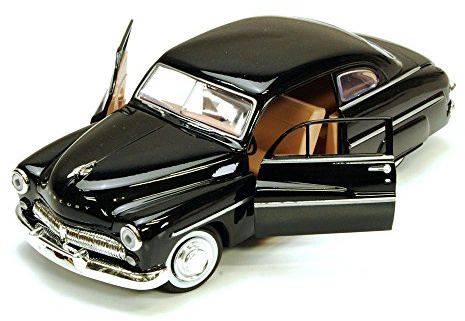 1949 Mercury Eight Coupe, Black - Motormax 73225-1/24 Scale Diecast Model Toy Car