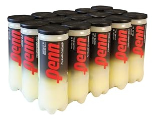 Penn Championship - Extra Duty Felt Pressurized Tennis Balls - 15 Cans, 45 Balls