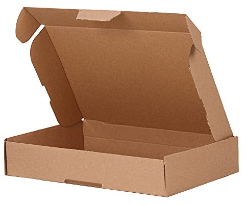 A&G-heute 25 Stück Maxibriefkartons Versandkarton | 240 x 160 x 45 mm | Umweltfreundlicher DIN A5 Karton | 2kg Belastbar Stabil | Leicht faltbar | Sicherer Versand