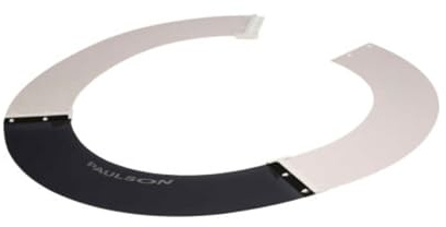 PAULSON A-S4-F Smoke/White Sun Shield Visor for Fibre-Metal Full Brim Hardhats
