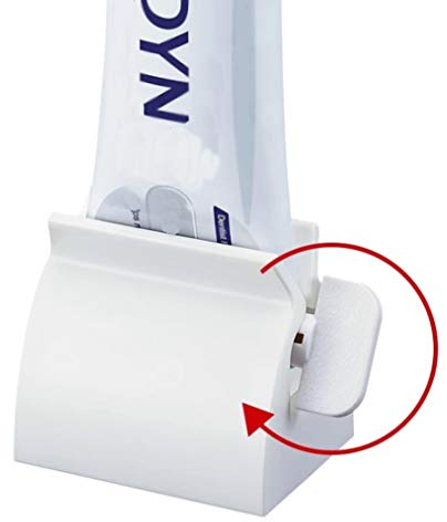 SCStyle Rolling Tube Toothpaste Squeezer Toothpaste Seat Holder Stand