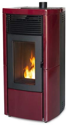 MCZ Star 2.0 Air Stufa pellet 8 KW Stufa pellet Rosso Bordeaux