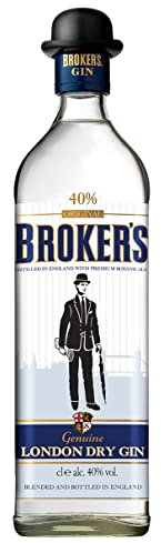 Brokers Gin Premium London Dry Gin 40 % Vol (1 x 1 l)