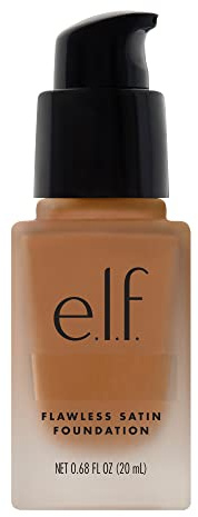 e.l.f. Flawless Finish Foundation, Lightweight & Medium Coverage, Semi-Matte Finish, Honey, 0.68 Fl Oz (20mL)
