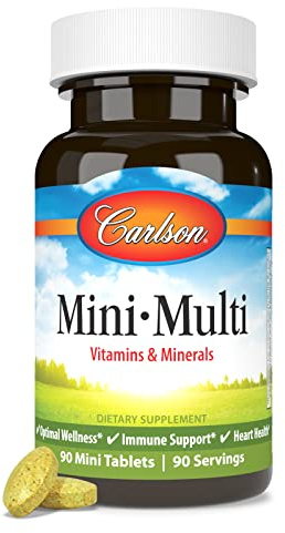 Carlson Mini-Multi, Essential Vitamins & Minerals, 90 Small Tablets