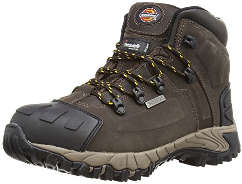 Dickies Unisex-Adult Medway S3 Safety Boots FD23310 Brown 8 UK, 42 EU - EN safety certified