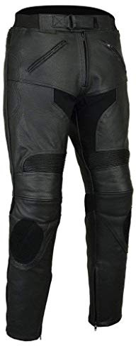 LT1005 Razor-Pantaloni in pelle, con protezione CE-Pantaloni in pelle