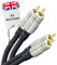 CableMountain RCA Cables 3m - Gold Plated Male-to-Male Phono to Phono Cable | RCA Audio Cable for Amplifier, Turntable, TV, Home Theater, Speakers and HiFi Systems