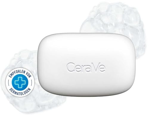 CeraVe Hydrating Cleanser Bar - Soap-Free Body and Facial Cleanser with 5% Moisturizing Cream - 4.5 Ounce Bar
