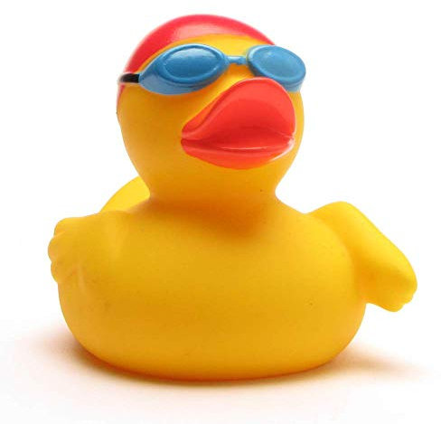Canard de bain nageur