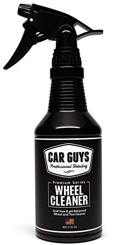 CAR GUYS Wheel Cleaner | Effective Rim and Tire Cleaner | Safe & Versatile Brake Dust Remover for Alloy, Chrome, Aluminum Rims, White Wall Tires, and More! | 18 Oz