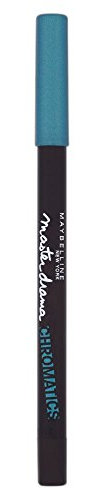 Maybelline New York Eyeliner Master Drama Khôl Liner Chromatics Türkis/Cremiger und präziser Konturenstift in Türkis, langanhaltend, 1 x 1,1 g