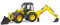 bruder 02454 - JCB 5CX eco Baggerlader - 1:16 Baustelle, Baufahrzeug, Löffelbagger, Heckbagger, Arbeiter, bworld, Baumaschine, Spielzeug