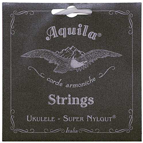 Aquila Super Nylgut AQ-103 Concert Ukulele Strings – High G – 1 Set of 4 – Synthetic Gut, Smooth Play, Stable Tuning, Durable & Precise