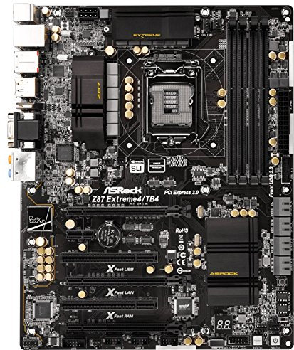 ASRock Z87 Extreme4 Motherboard (Socket 1150, Intel H81, DDR3, S-ATA 600, ATX, 3 x PCI Express 3.0, USB 3.0, eSATA, HDMI)