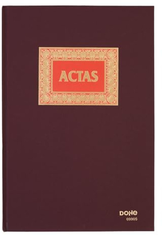 Dohe- Libro de actas, 100 hojas, folio natural (9905)