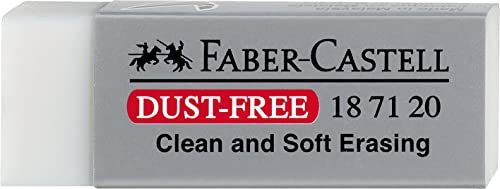 Faber-Castell 187120 - Radiergummi Dust-Free, Kunststoff schwarz