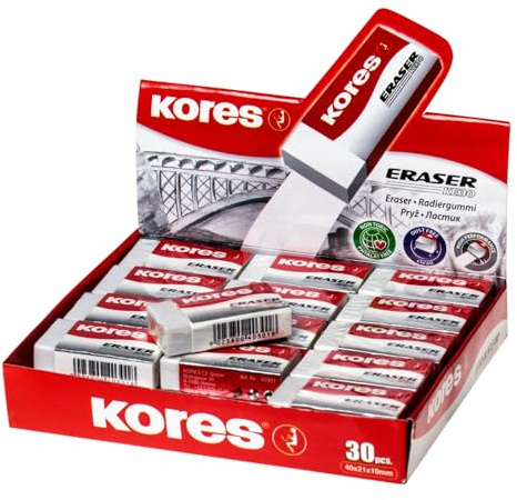 Kores radiator KE-30 med pappersslang, 40 x 21 x 10 mm, vit