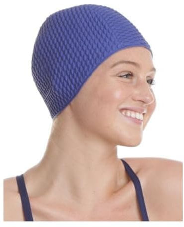 Fashy Damen badehætte Badehaube aus Gummi, Türkis, Einheitsgröße EU