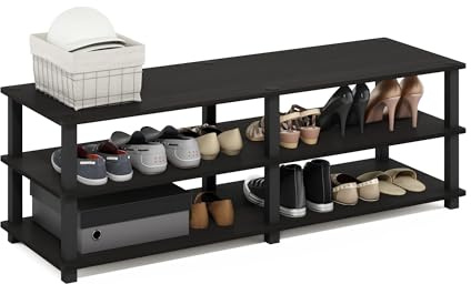 Furinno Moretti Moderner Lifestyle-Studienschreibtisch, 132cm breit, Französische Eiche Grau