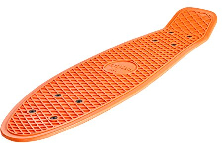 Ridge Skateboards Mini Cruiser Deck Plateau de Skateboard, Pastel, Peach, 22 x 6, fabriqué au Royaume-Uni, 55cm