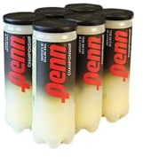 Penn Championship Extra Duty Felt Tennis Balls - 6 Cans, 18 Balls, Yellow