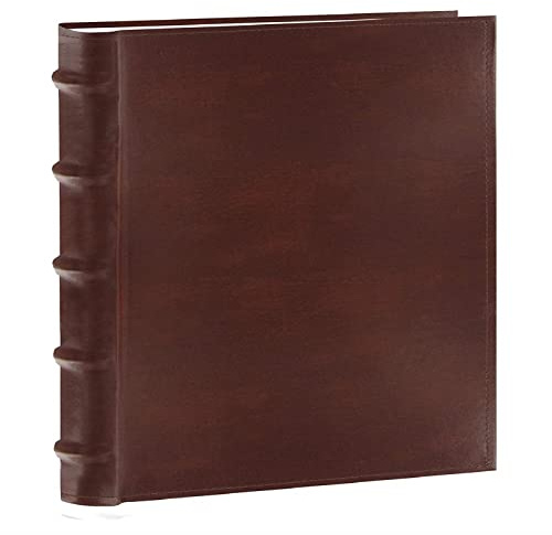 Pioneer Photo Albums CLB-257/BN 200-Pocket European Bonded Leather Photo Album for 5 by 7-Inch Prints, Brown