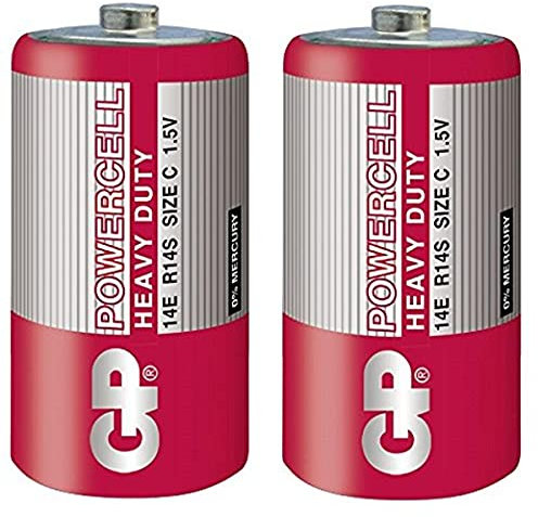 GP 14ER S2 Power Cell ZN C C/R14 (1.5 V, – Confezione 2)