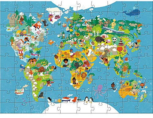 HABA 302003 - Puzzle Weltkarte