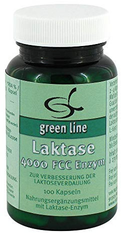 LAKTASE 4.000 FCC Enzym Kapseln 100 St