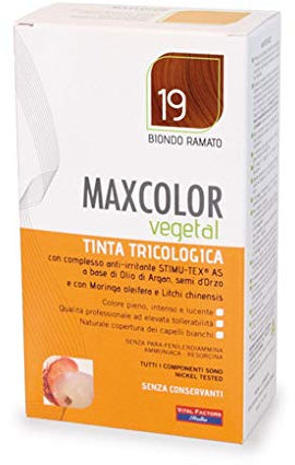Tinta Maxcolor Vegetal biondo ramato n° 19