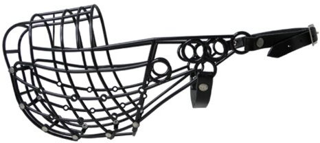 Don Pare Maulkorb 110 Für Große Hunde Mit Schmalem Kopf Greyhound In Schwarz Auch Als Rennmaulkorb Oder Coursingmaulkorb Geeignet!