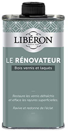 Libéron Nettoyant rénovateur pour bois vernis et laqués, 0,25L
