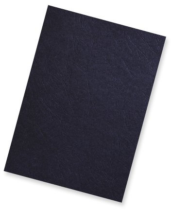 100 Einbanddeckel A4 Lederstruktur schwarz